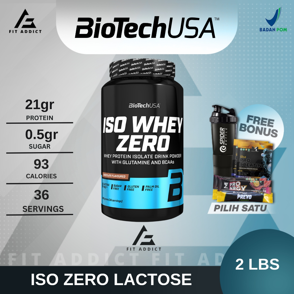 Jual Biotech Usa Iso Whey Zero Lactose 2 Lbs 2 Lb 2lbs 2lb Protein