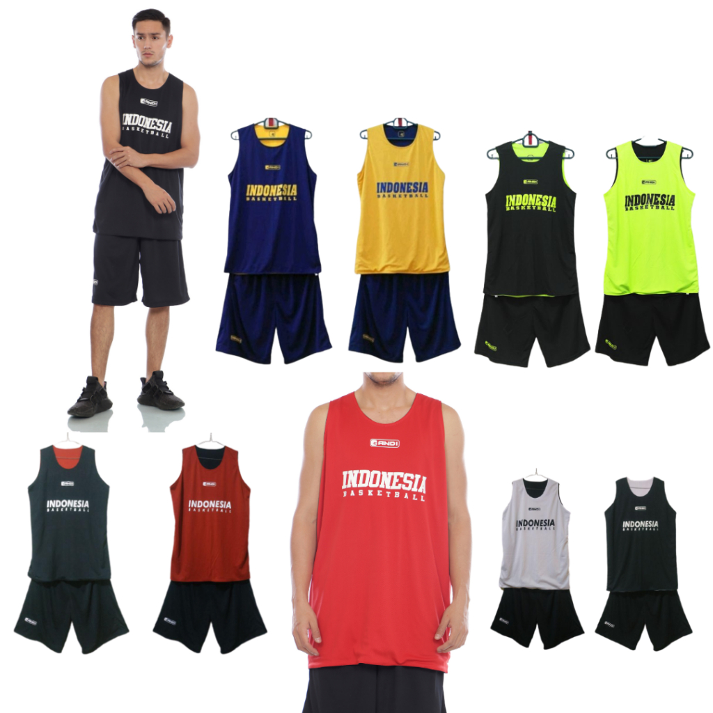 Jual [PROMO] Jersey Basket Pria Wanita Unisex Satuan Custome Nama Bolak ...