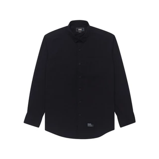 Screamous Kemeja Longsleeve Shirt REECE BLACK