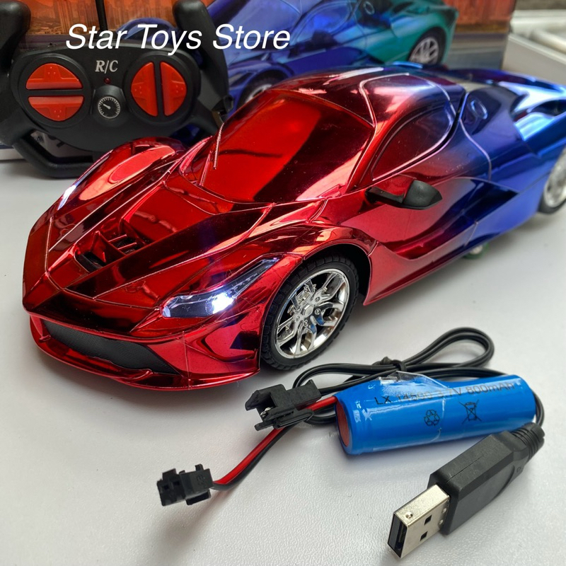 Jual MAINAN RC RACING FERRARI 1:16 SEDAN SPORT BODY METALIK CHARGER ...