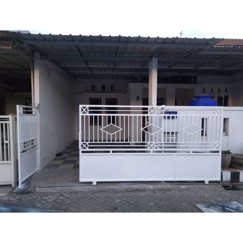 Jual pagar minimalis galvanis murah | Shopee Indonesia