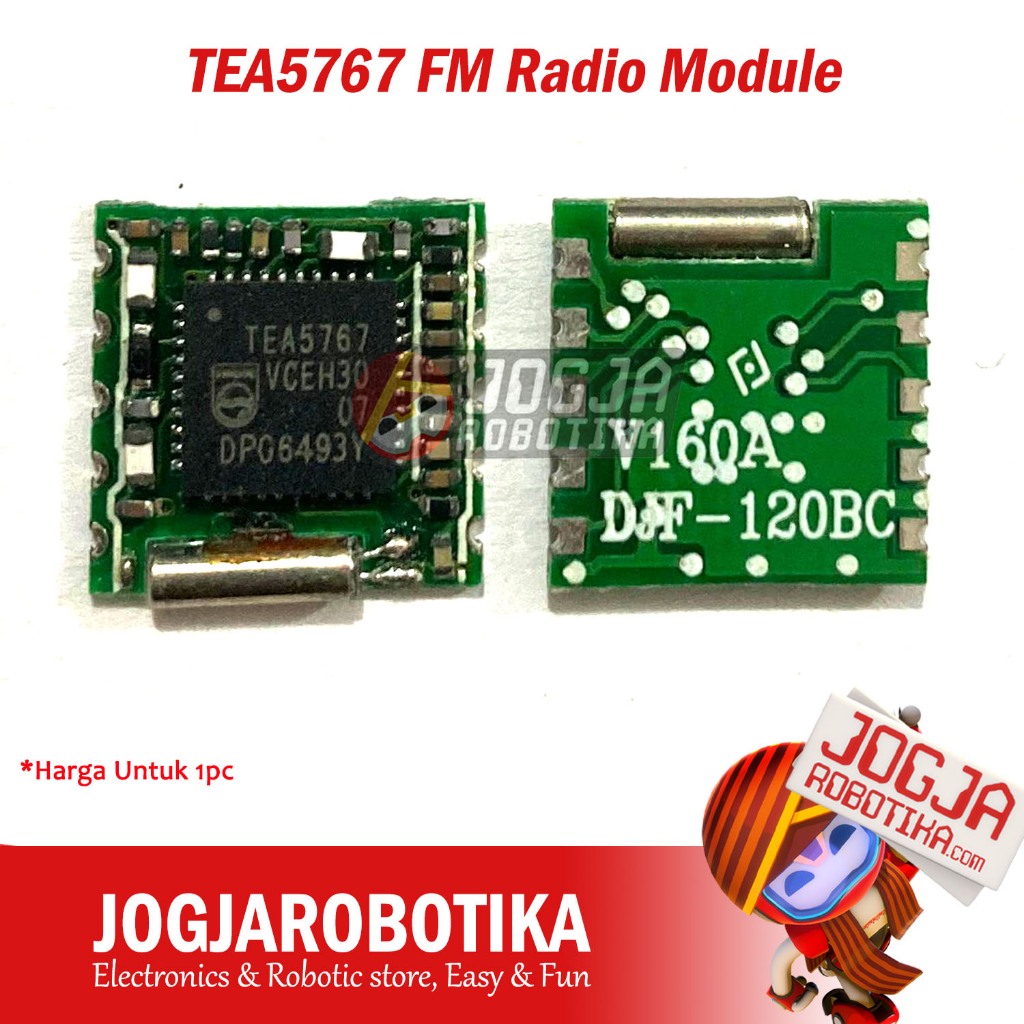 Jual TEA5767 Stereo Radio Receiver Module FM Chip I2C Interface for Arduino ESP8266 ESP32