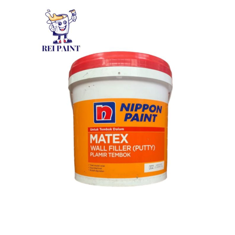 Jual Nippon Paint Matex Plamir Wall Filler Putty Kg Shopee Indonesia