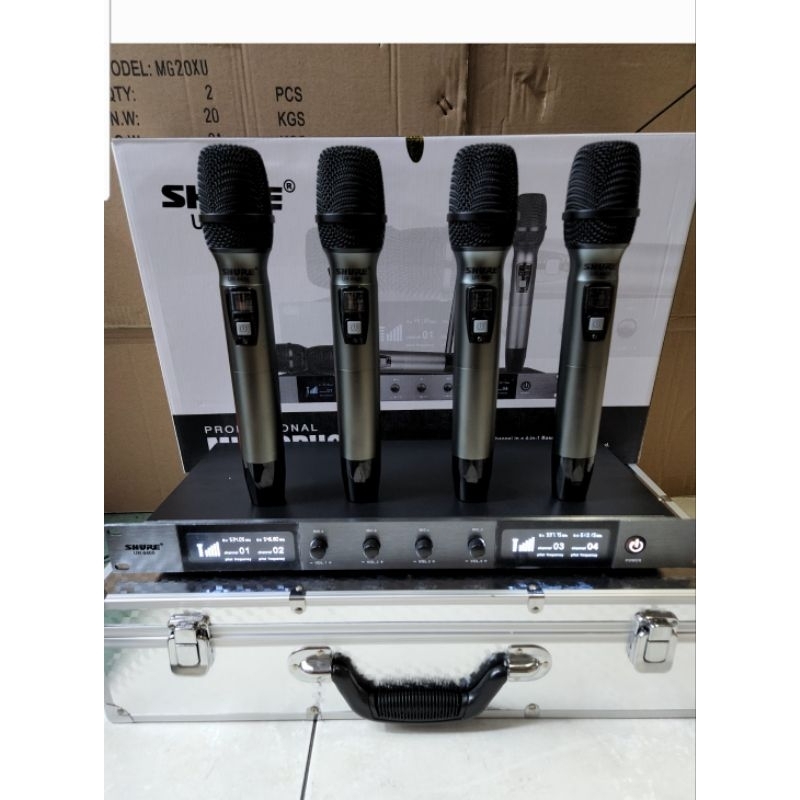 Jual MIC WIRELESS UR4400 UR 4400 4BH MICROPHONE HANDHELD | Shopee Indonesia