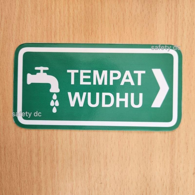 Jual Stiker Tempat Wudhu Pria Wanita Shopee Indonesia