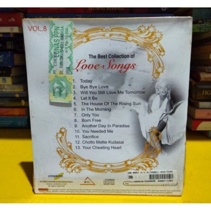 Jual CD THE BEST COLLECTION OF LOVE SONGS VOL. 08 | Shopee Indonesia