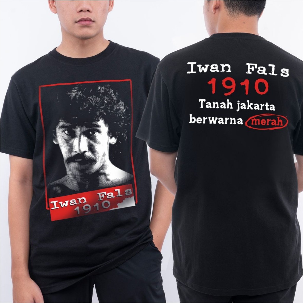 Jual KAOS IWAN FALS - KAOS OI - DISTRO FALS - IWAN FALS 1910 - | Shopee