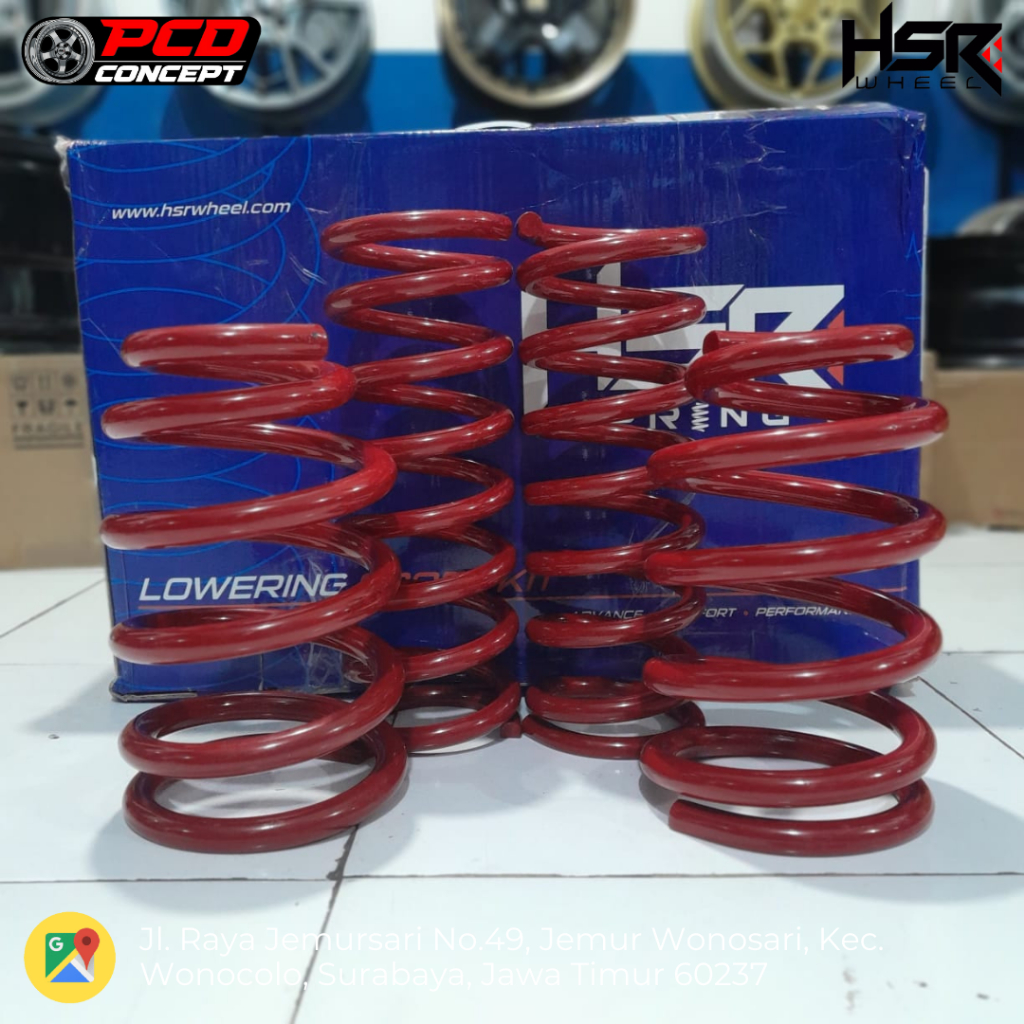 Jual Lowering Spring / Per Ceper ORIGINAL ASLI merk HSR WHEEL Toyota ...