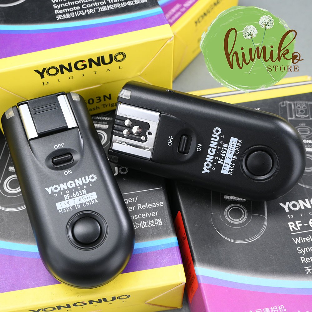 Jual Yongnuo FLash Triger Remote Shutter RF603N For Nikon | Shopee ...