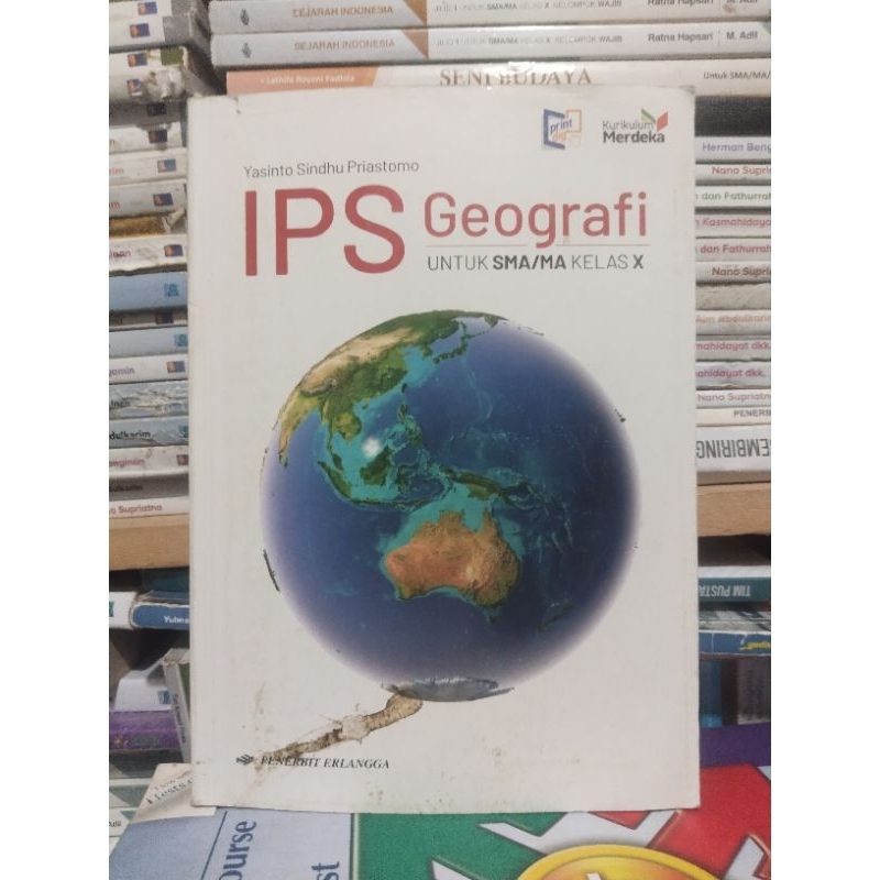 Jual BUKU GEOGRAFI/IPS GEOGRAFI KELAS 10/X/2 SMA/MA ERLANGGA KURMER ...