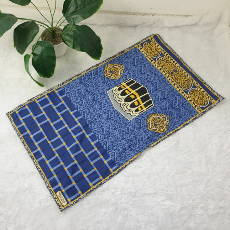 Jual Sajadah Travel Motif Ka'bah , Motif Kiswah Kakbah, Motif Raudah ...