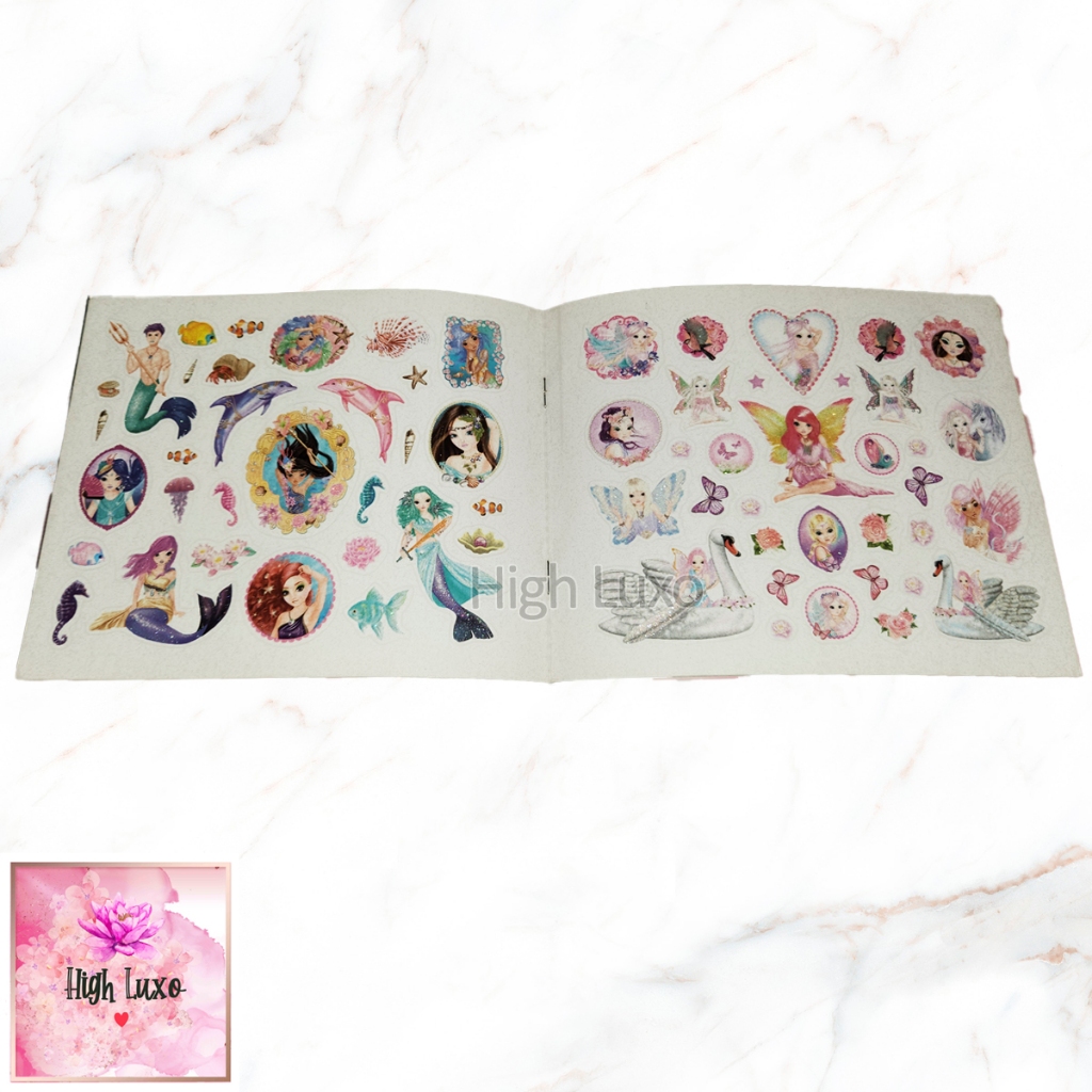 Jual Buku Fantasy Model Sticker Creative Studio Depesche Germany TOP ...