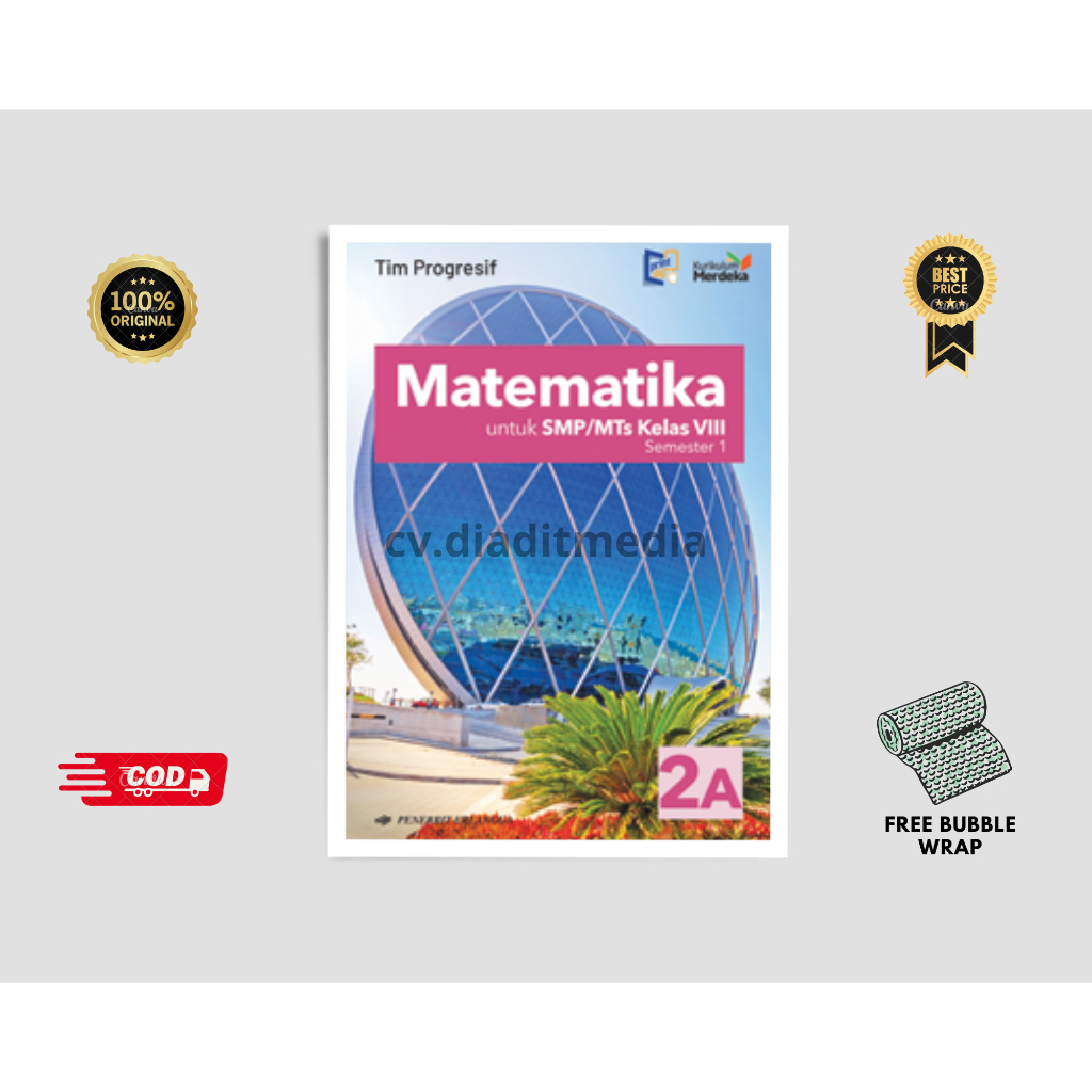 Jual BUKU PAKET MATEMATIKA SMP/MTS KELAS 8A (Semester 1) KURIKULUM ...