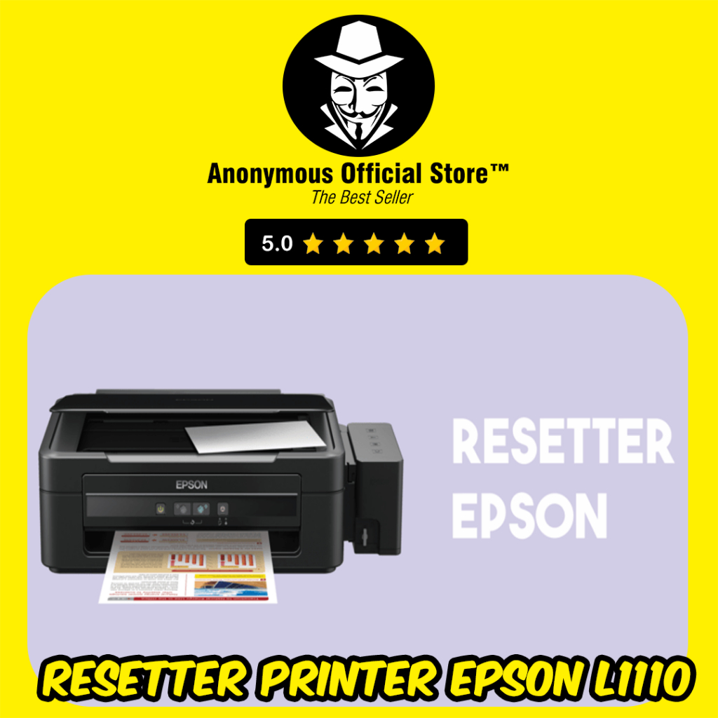 Jual Resetter Printer Epson L3100 L3101 L3110 L3150 L1110 Unlimited Tools Servis Service 1192