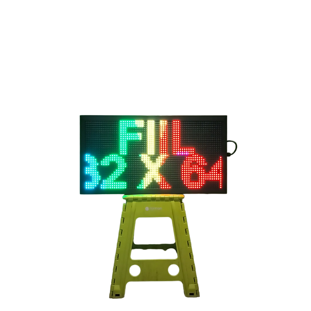 Jual Running Text P10 2x2 Panel 2 Sisi Ukuran 37x69 cm Outdoor | Shopee ...