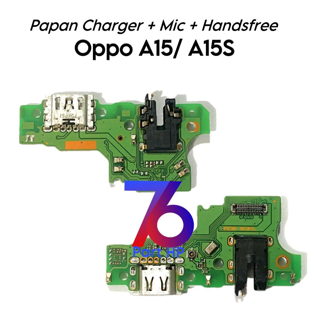 Jual Papan PCB Konektor Charger + Mik Handsfree Oppo A15 2020 / A35 ...