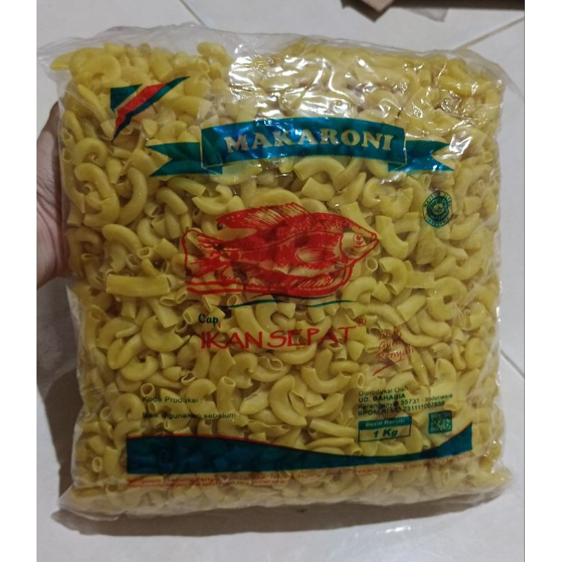Jual 1kg Macaroni goreng produksi Dian solo atau cap ikan sepat ...