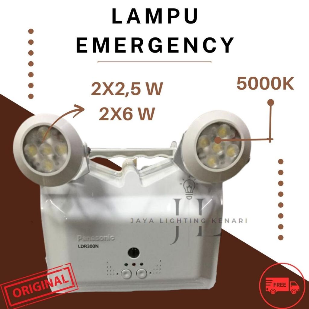 Jual Lampu Emergency Light Led Mata Kucing Ldr Ldr Lampu