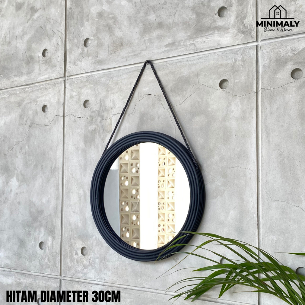 Jual Kaca Dinding Rotan (TAHAN AIR DAN RAYAP) Kaca Aesthetic Cermin