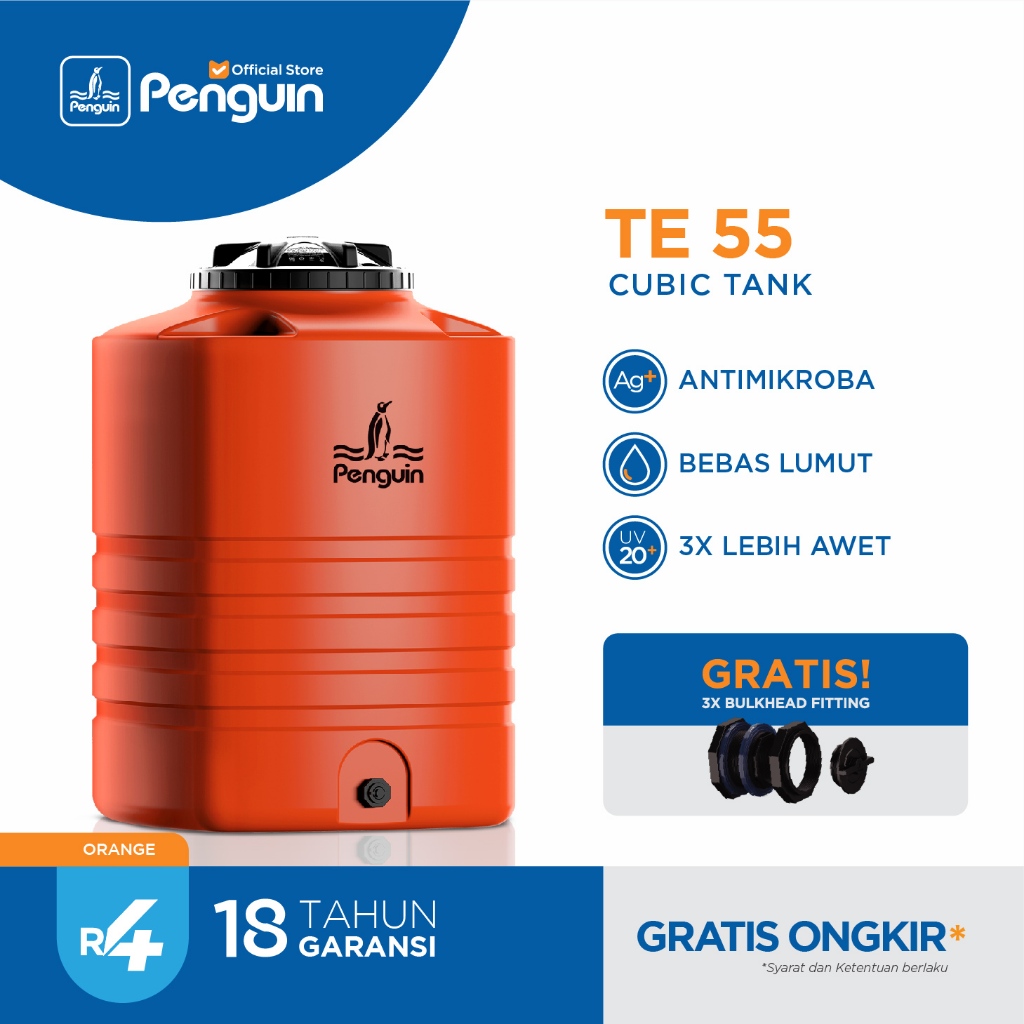 Jual Penguin Tangki | Toren | Tandon Air Kubik TE 55 500 liter | Shopee ...