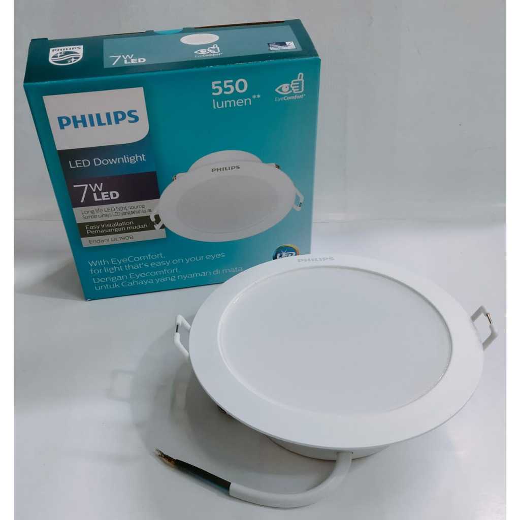 Jual LAMPU DOWNLIGHT LED PHILIPS ERIDANI DL190B 7WATT LAMPU LED PLAFON ...