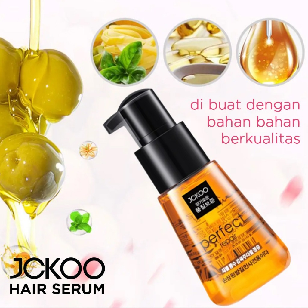 Jual JCKOO PERPECT HAIR OIL REPAIR SERUM VITAMIN RAMBUT 70 ML | Shopee ...