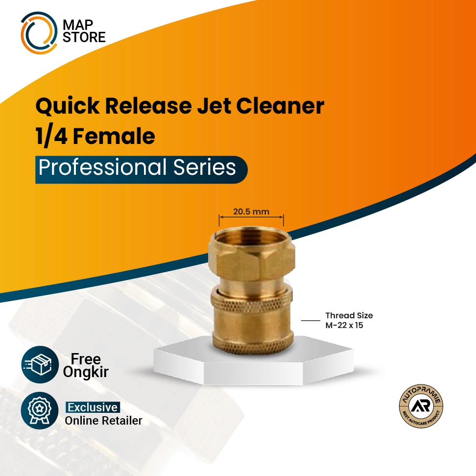 Jual Quick Release Jet Cleaner (1/4 female, m22 female thread) | Shopee ...