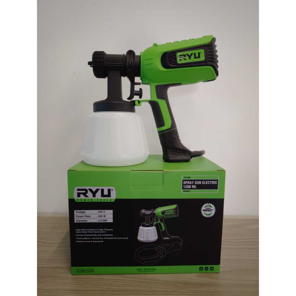 Jual RYU SPRAY GUN ELECTRIC 1200ML RSE 800-2 | Shopee Indonesia