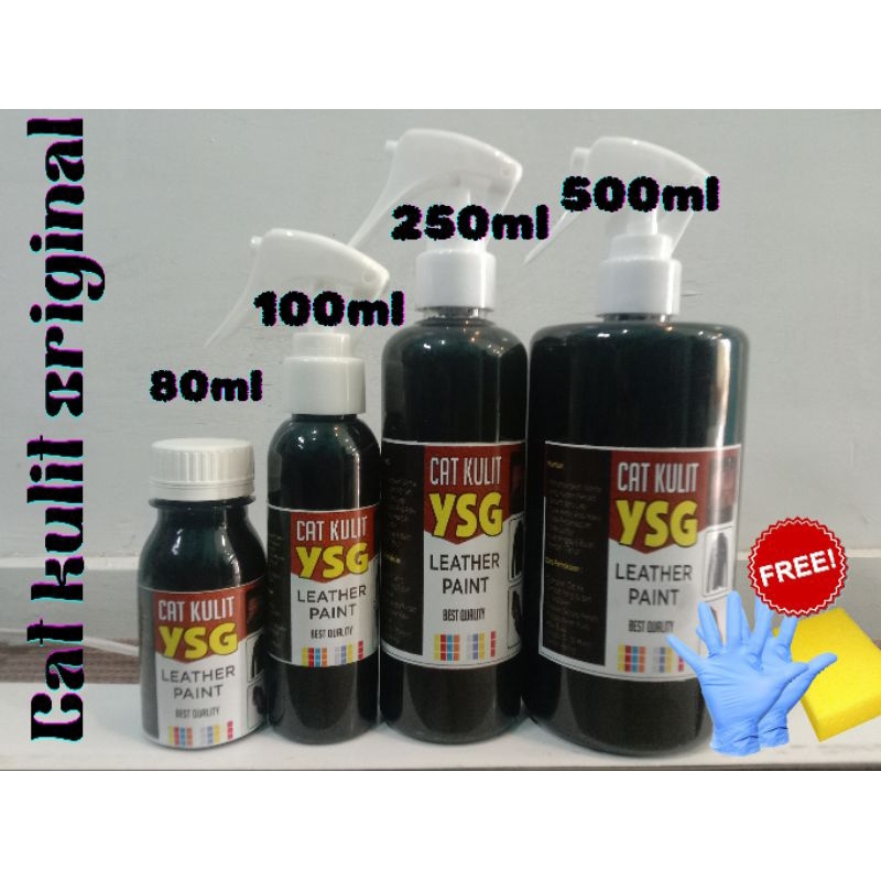 Jual cat kulit asli warna hitam,cat untuk semua bahan kulit asli,isi ...