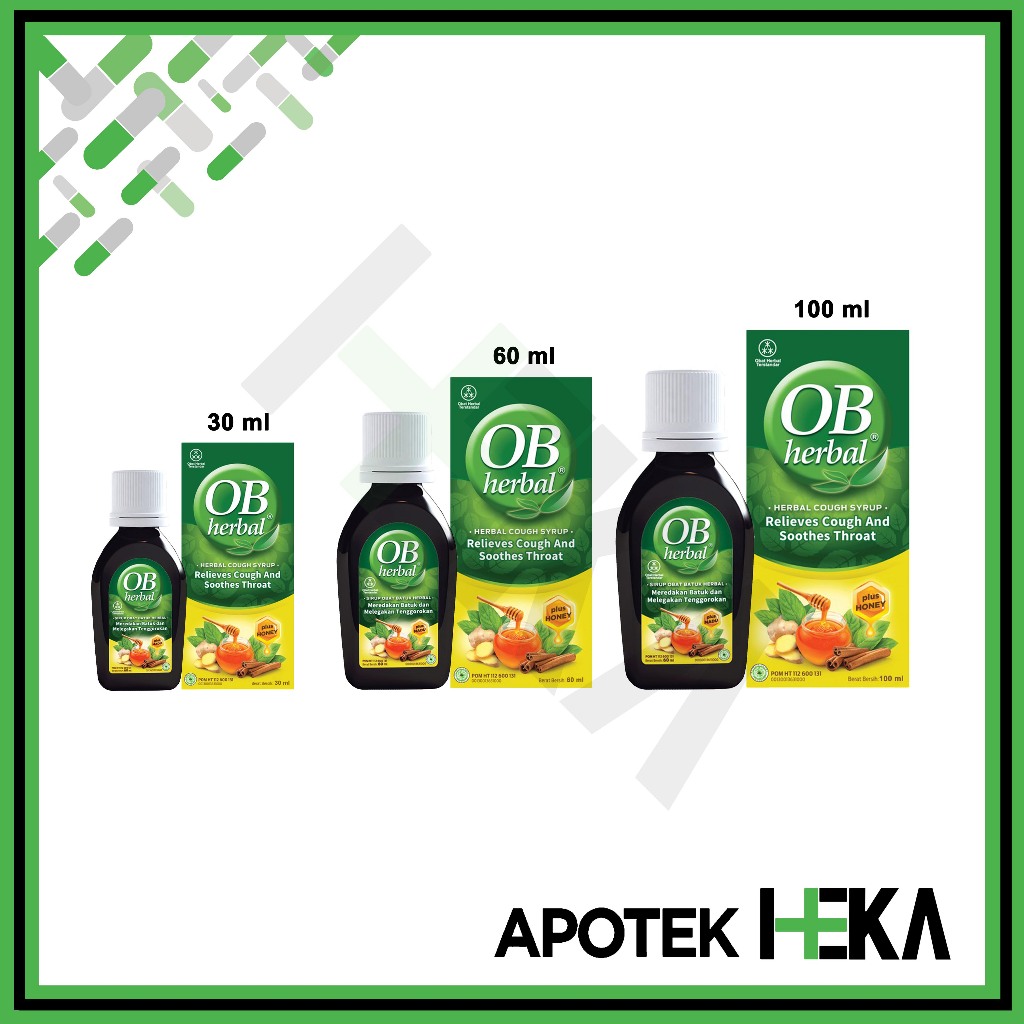 Jual Ob Herbal Plus Madu Syrup 30 60 100 Ml Obat Batuk Sirup Botol Bogor Shopee Indonesia