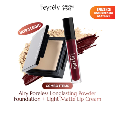 FEYRELY [BUNDLE] Powder Foundation + Lip Cream