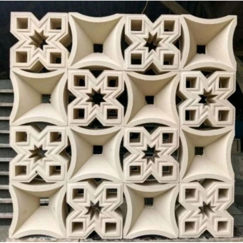 Jual Roster kombinasi motif terbaru, loster/roster beton minimalis ...