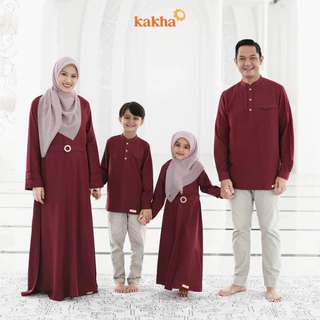 Kakha x Alyssa Soebandono - Sarimbit Keluarga Akasia (A) / Baju couple keluarga / Sarimbit Keluarga / Baju muslim couple