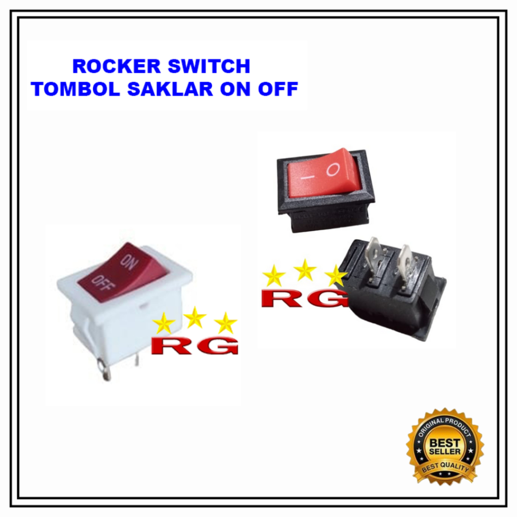 Jual SWITCH SAKLAR DISPENSER 2 PIN / ROCKER SWITCH DISPENSER 2 KAKI ON ...