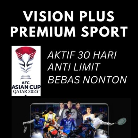 Jual Vision Plus Vision+ Premium With Sport ( 1BULAN ) | Shopee Indonesia