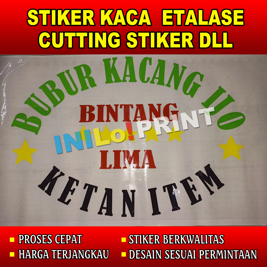 Jual STIKER CUTTING GEROBAK ETALASE PINTU KACA NASGOR NASI PADANG ...