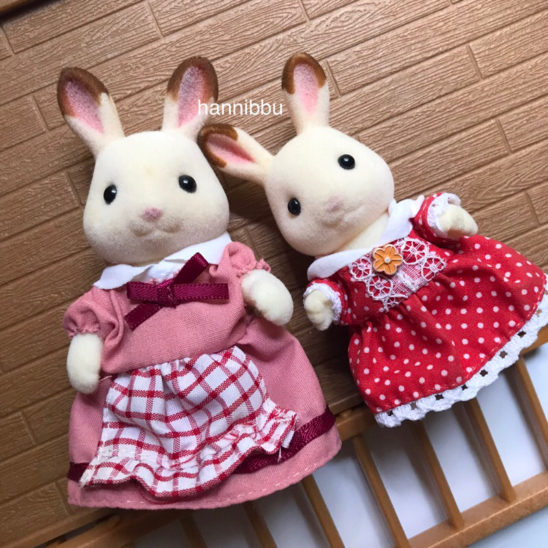 Jual Sylvanian Families Chocolate Rabbit girl and mom | Shopee Indonesia