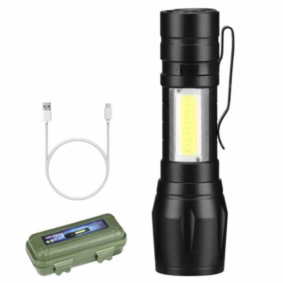 Jual Senter Swat Mini Zoom / Senter Police LED Zoom Super Terang ...