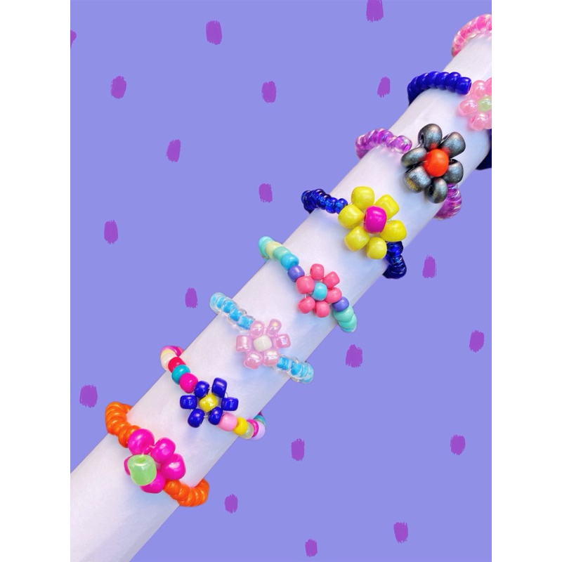 Jual Flower Series Random Pick Rings | Shopee Indonesia