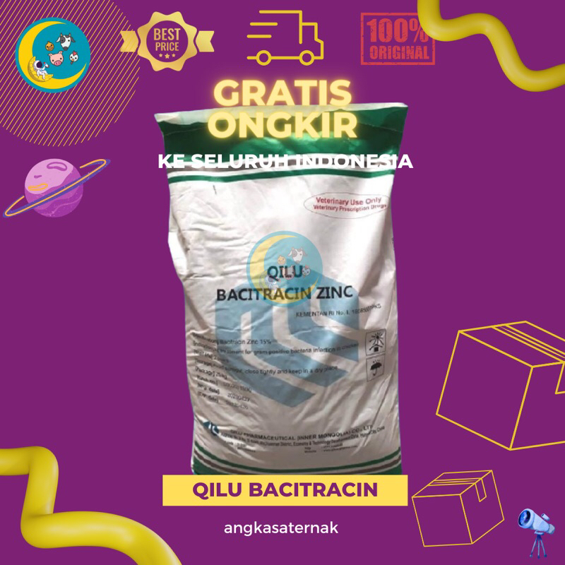 Jual Zinc Bacitracin Qilu Agp Untuk Broiler Kemasan Kg Shopee Indonesia