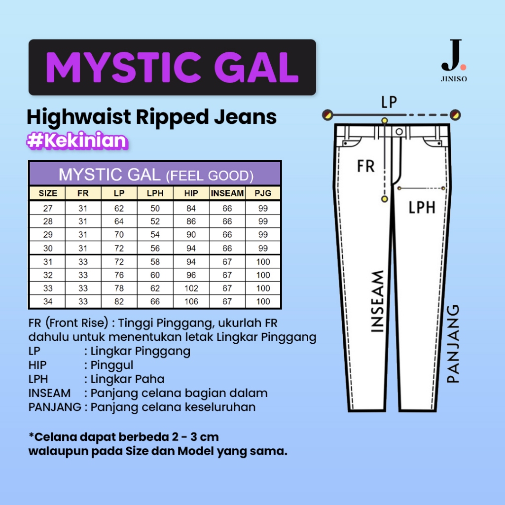Product image JINISO - Ripped Highwaist Mystic Gal Jeans Vol. 3 4