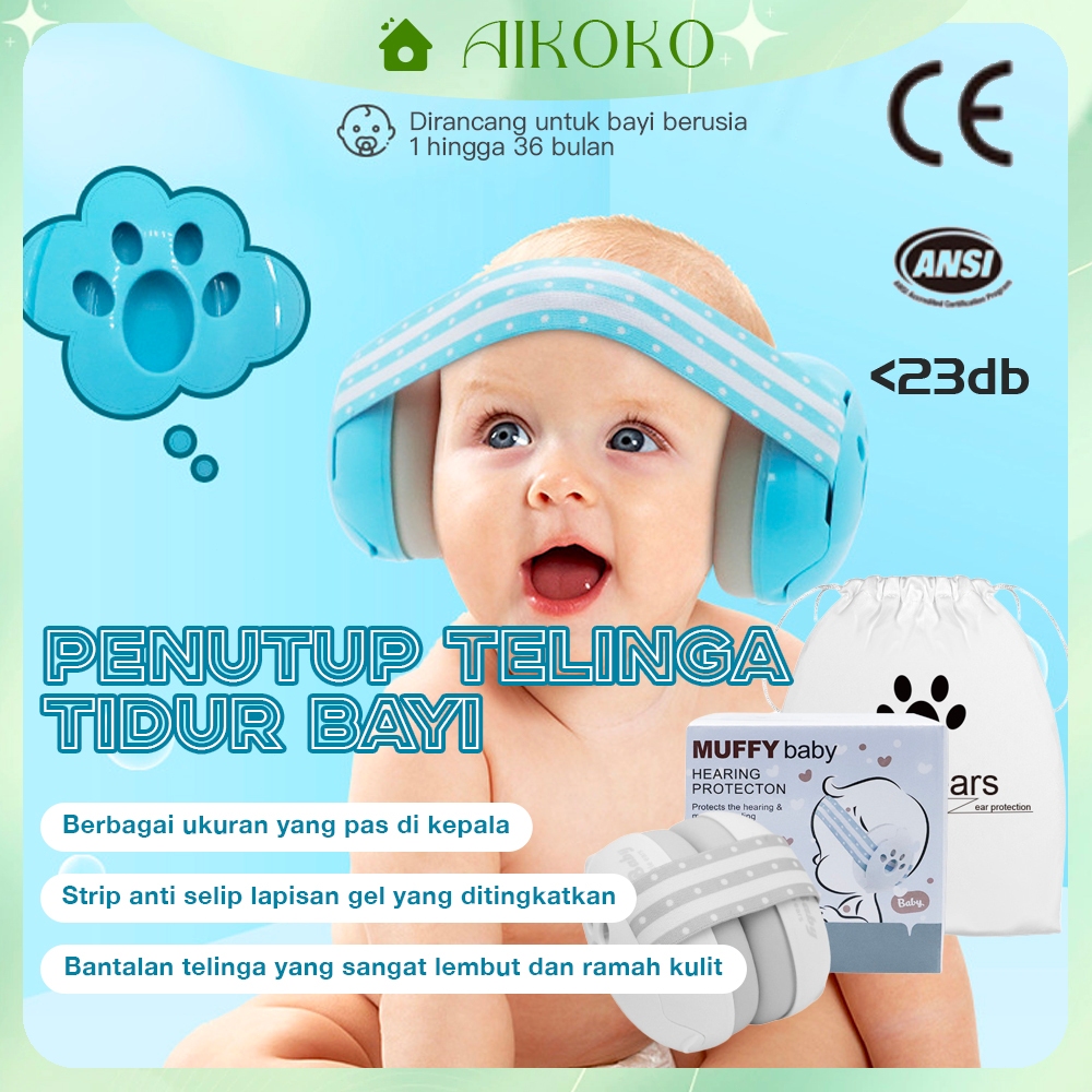Jual MUFFY BABY Pelindung Telinga Bayi /Baby Pelindung Telinga Cocok Untuk Bayi Dan Balita