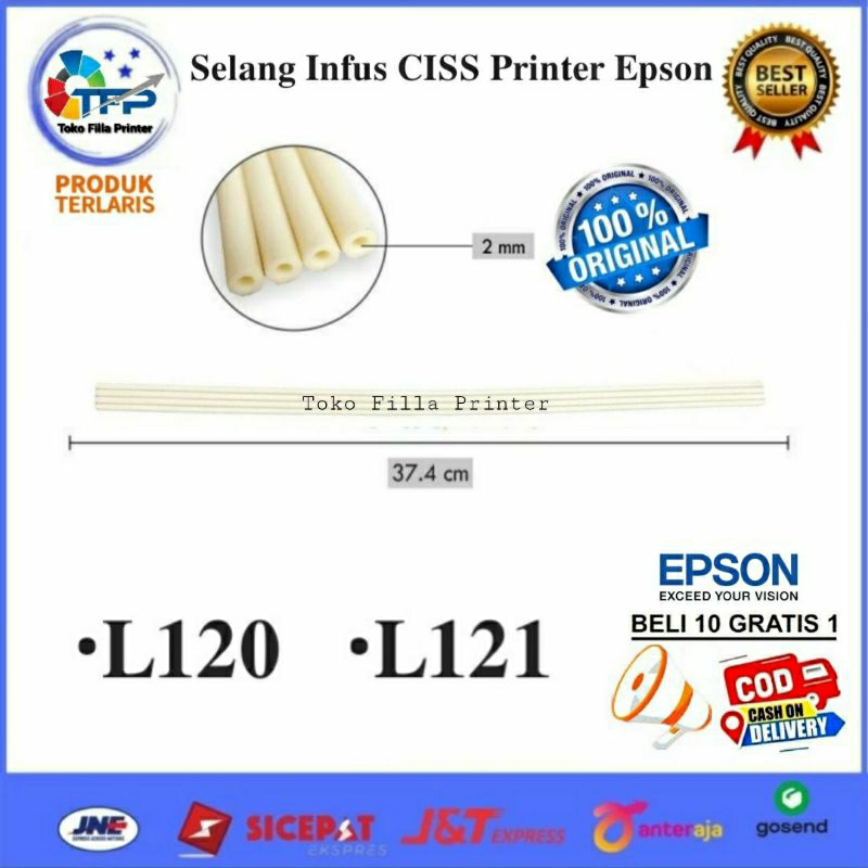 Jual Selang Infus Ciss Printer Epson L120 L121 Shopee Indonesia 7085