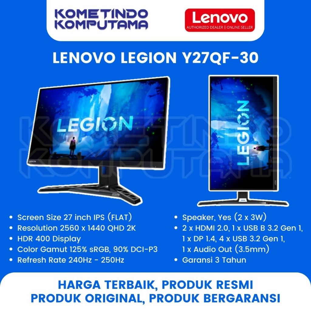 Lenovo Y27qf-30 27 inch Monitor