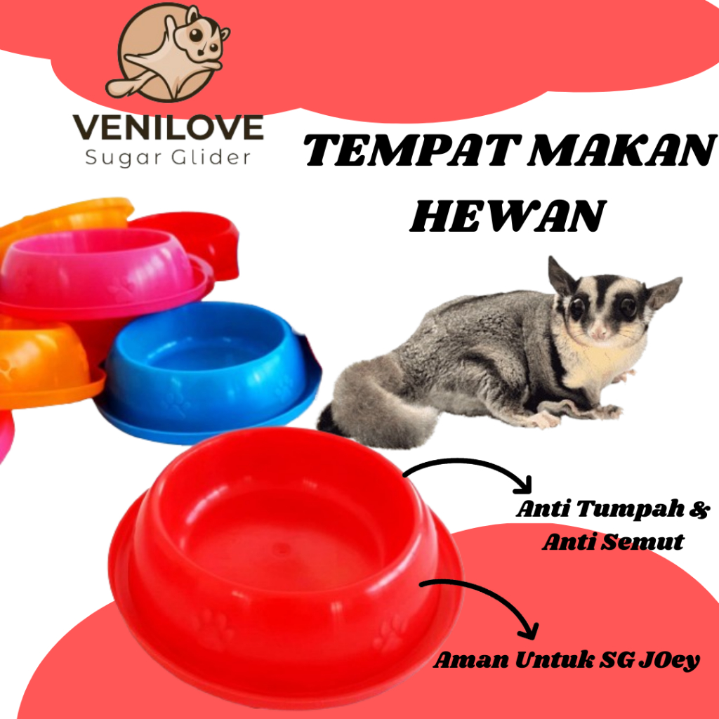 Jual TEMPAT MAKAN SUGAR GLIDER | TEMPAT MAKAN ANTI SEMUT SUGAR GLIDER