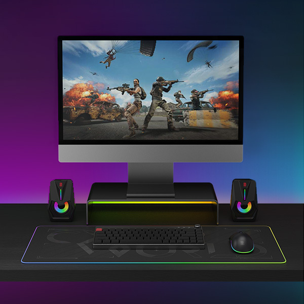 Jual GAMEN GS2 Speaker Gaming RGB Light Effect Game Effect Sound ...