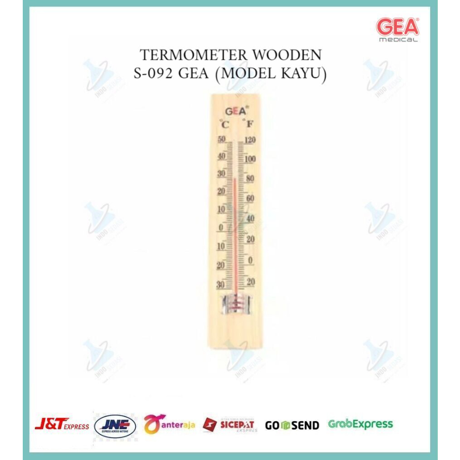 Jual Termometer Ruangan Kayu / Wooden Thermometer | Shopee Indonesia