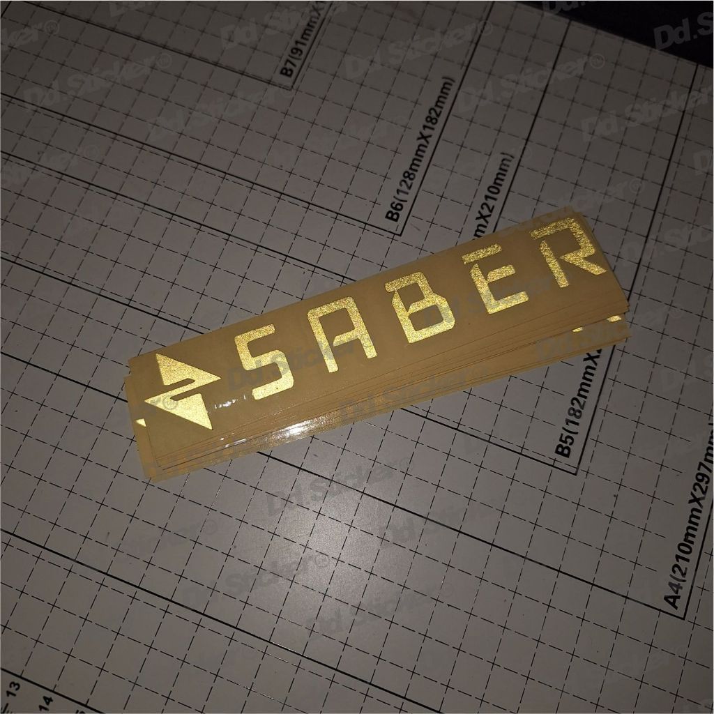Jual Sticker Saber Industries Size 15cm (Cutting Sticker) | Shopee ...