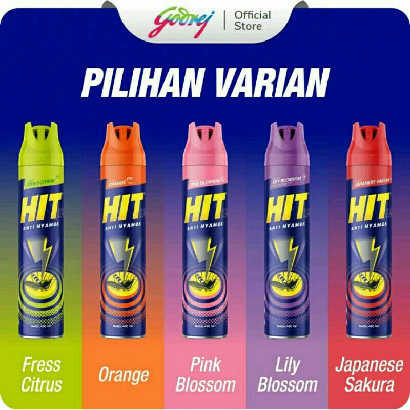 Jual Hit Aerosol 600ml Obat Nyamuk Semprot Spray Sprai Bunuh Nyamuk