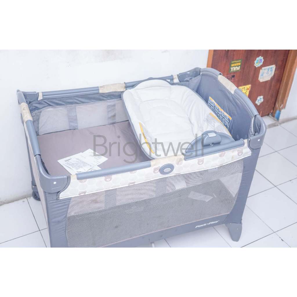 Jual Graco Pack n Play Playard Napper Changer Baby Box Kasur Bayi Box ...